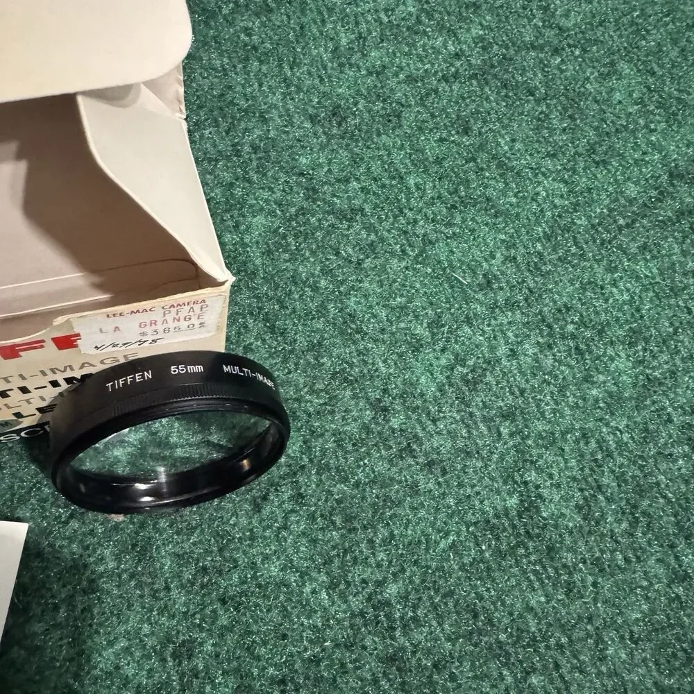 Vintage TIFFEN 5R MULTI-IMAGE  55mm Filter Lens with Case - Japan